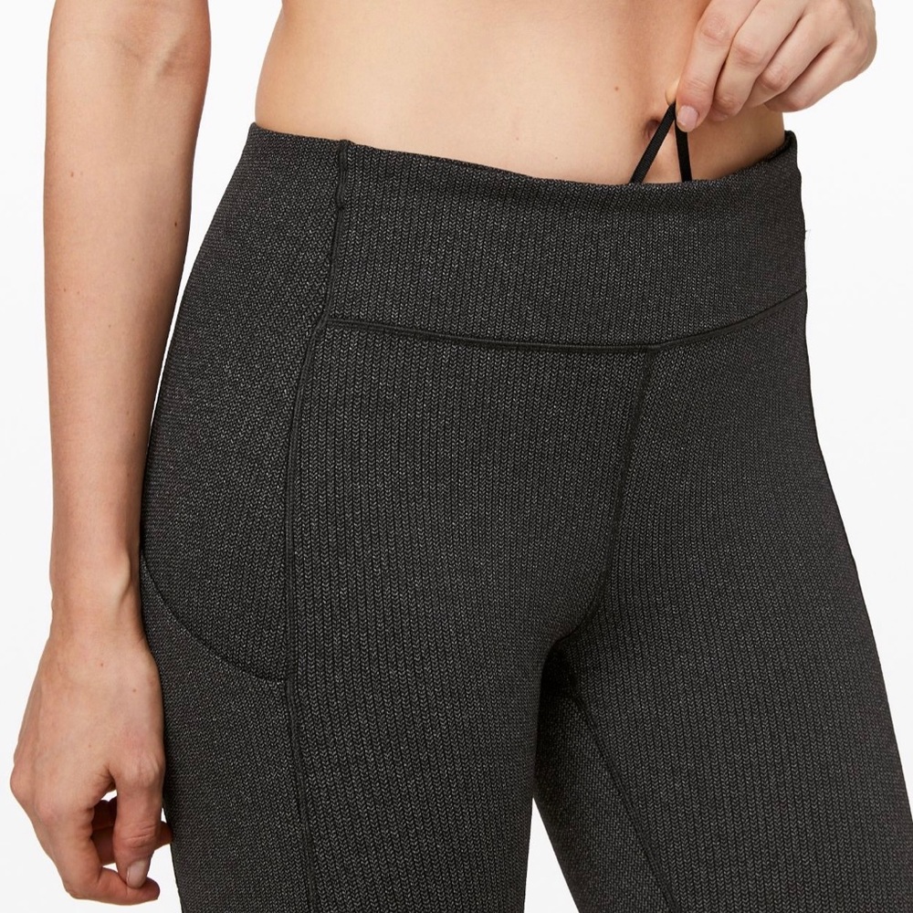lululemon gray speed up tight 25”